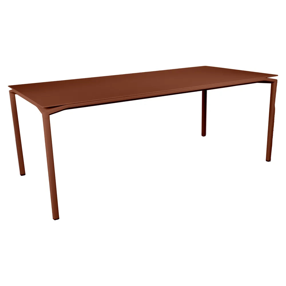 Fermob – Calvi – Table mat velouté 195 x 95 cm – Ocre rouge