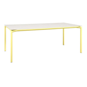 Fermob – Calvi – Table minérale 195 x 95 cm – Citron givré