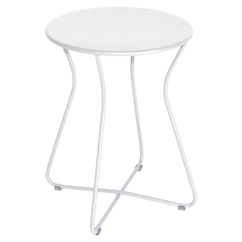 Fermob – Cocotte – Tabouret H.45 cm – Blanc coton