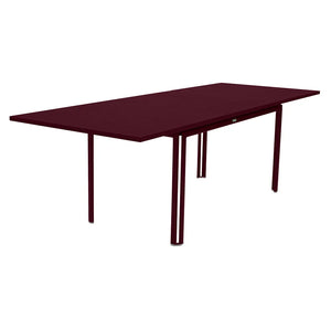 Fermob – Costa – Table à allonges 160/240 x 90 cm – Cerise noire