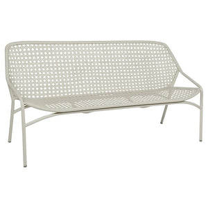 Fermob – Croisette – Banquette xl 3 places – Gris argile