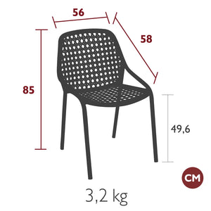 Fermob – Chaise – guide de dimensions