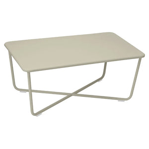 Fermob – Croisette – Table basse 97 x 57 cm – Gris argile