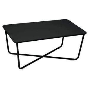 Fermob – Croisette – Table basse 97 x 57 cm – Réglisse