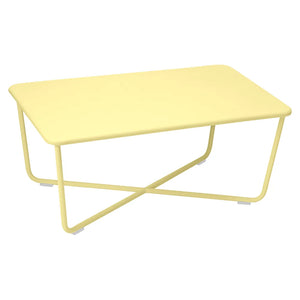 Fermob – Croisette – Table basse 97 x 57 cm – Citron givré