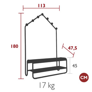 Fermob – Vestiaire – guide de dimensions