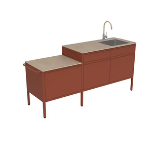 Fermob – Goosto – Cuisine la gourmande – Ocre rouge
