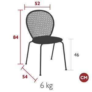 Fermob – Chaise – guide de dimensions