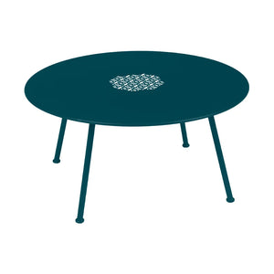 Fermob – Lorette – Table basse ø 80 cm – Bleu acapulco