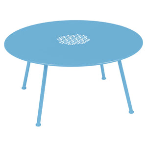 Fermob – Lorette – Table basse ø 80 cm – Bleu maya