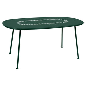 Fermob – Lorette – Table ovale 160 x 90 cm – Vert cèdre