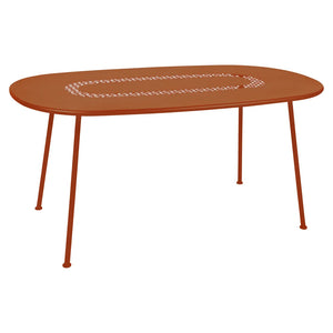 Fermob – Lorette – Table ovale 160 x 90 cm – Orange confite