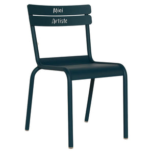 Fermob – Luxembourg kid – Chair "mini artiste" – Bleu acapulco