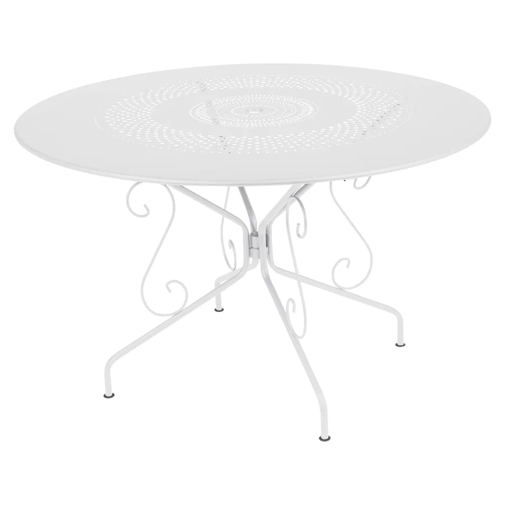 Fermob – Montmartre – Table ø 117 cm – Blanc coton