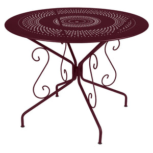 Fermob – Montmartre – Table ø 96 cm – Cerise noire