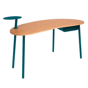 Fermob – Nuage – Bureau chêne – Bleu acapulco