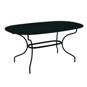 Fermob – Opéra+ – Table ovale 160 x 90 cm – Réglisse