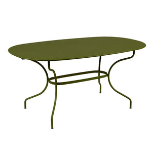 Fermob – Opéra+ – Table ovale 160 x 90 cm – Pesto