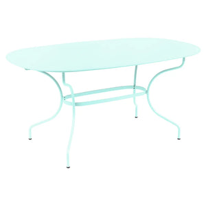 Fermob – Opéra+ – Table ovale 160 x 90 cm – Menthe glaciale
