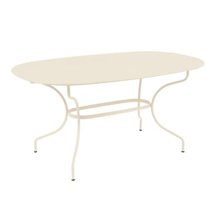 Fermob – Opéra+ – Table ovale 160 x 90 cm – Beige latte