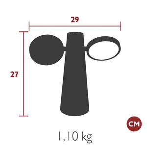 Fermob – Lampe H.27 cm – guide de dimensions