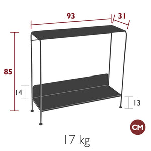 Fermob – Console table – guide de dimensions