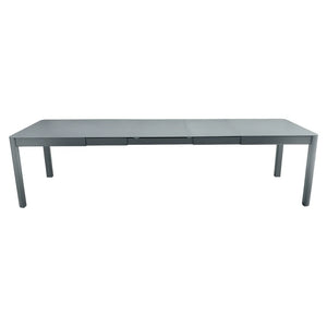 Fermob – Ribambelle – Table 3 allonges xl 149/299 x 100 cm – Gris orage