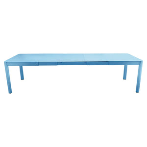 Fermob – Ribambelle – Table 3 allonges xl 149/299 x 100 cm – Bleu maya