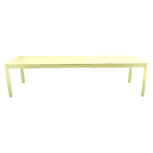 Fermob – Ribambelle – Table 3 allonges xl 149/299 x 100 cm – Citron givré