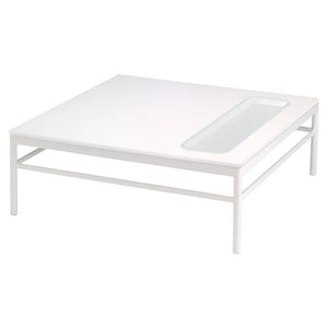 Fermob – Rivage – Table basse 85 x 85 cm – Blanc coton