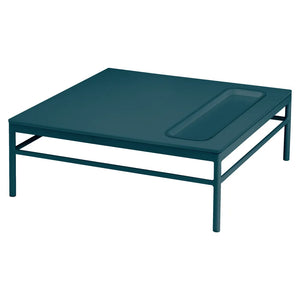 Fermob – Rivage – Table basse 85 x 85 cm – Bleu acapulco