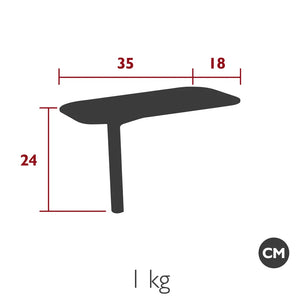 Fermob – Tablette pivotante – guide de dimensions