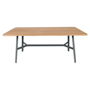 Fermob – So'o – Table chêne 180 x 90 cm – Gris orage