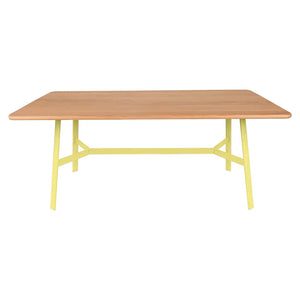 Fermob – So'o – Table chêne 180 x 90 cm – Citron givré