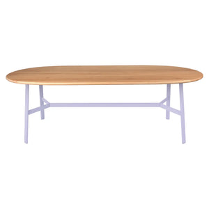 Fermob – So'o – Table chêne ovale 220 x 95 cm – Guimauve