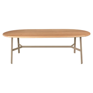 Fermob – So'o – Table chêne ovale 220 x 95 cm – Muscade