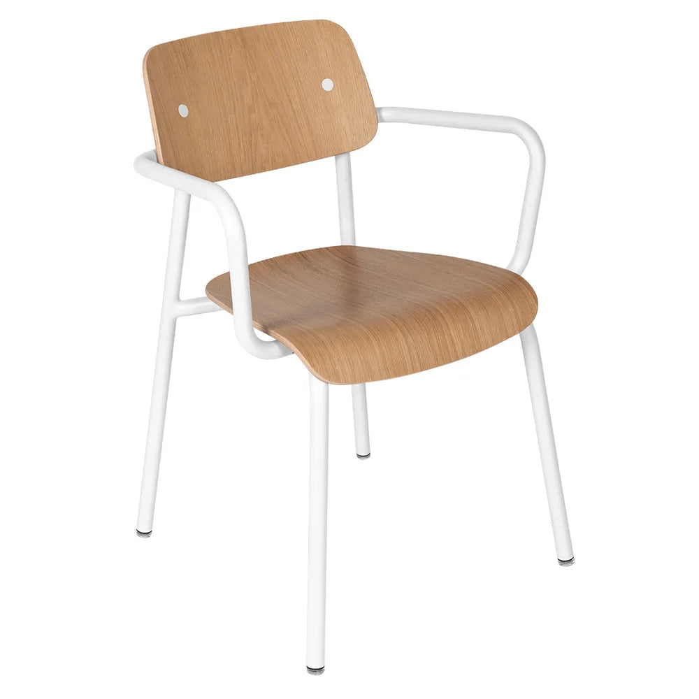 Fermob – Studie – Bridge chêne – Blanc coton