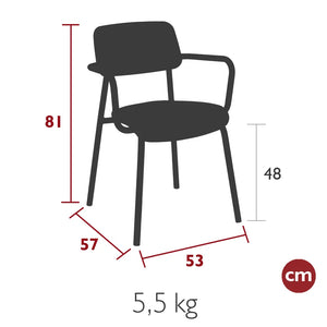 Fermob – Bridge tissu – guide de dimensions