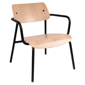 Fermob – Studie – Fauteuil lounge chêne – Réglisse