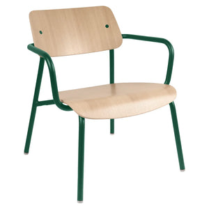 Fermob – Studie – Fauteuil lounge chêne – Vert cèdre