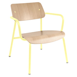 Fermob – Studie – Fauteuil lounge chêne – Citron givré
