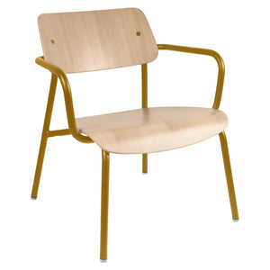 Fermob – Studie – Fauteuil lounge chêne – Pain d'épices
