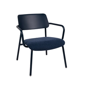 Fermob – Studie – Fauteuil lounge tissu – Bleu abysse