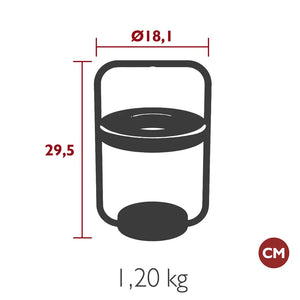 Fermob – Lampe monochrome H.30 cm – guide de dimensions