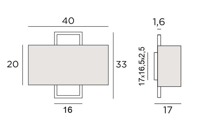 Stéphane Davidts - Karanis 2 - Applique murale - Laiton