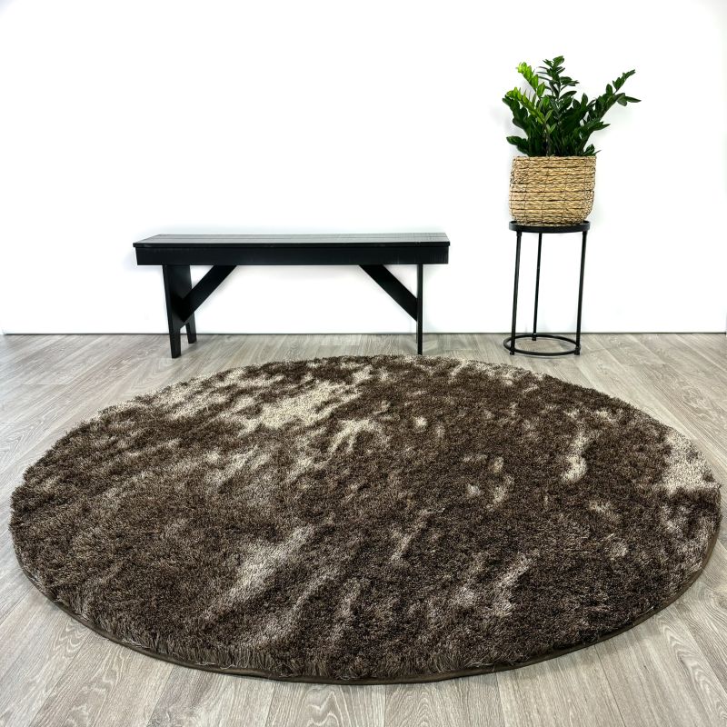 Sparkle - Tapis Intérieur beige - Diam.200 - déstockage - 30 %