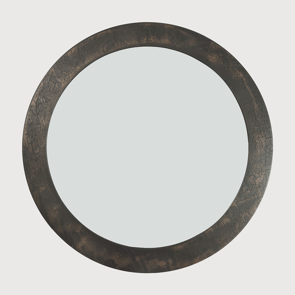 Ethnicraft - Miroir mural Sphere Mineral Frame - 99 x 3 x 99