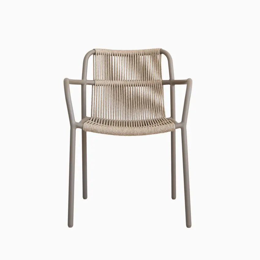 Vincent Sheppard - Outdoor - Chaise Sweep - Aluminium / Corde - Taupe/Sand