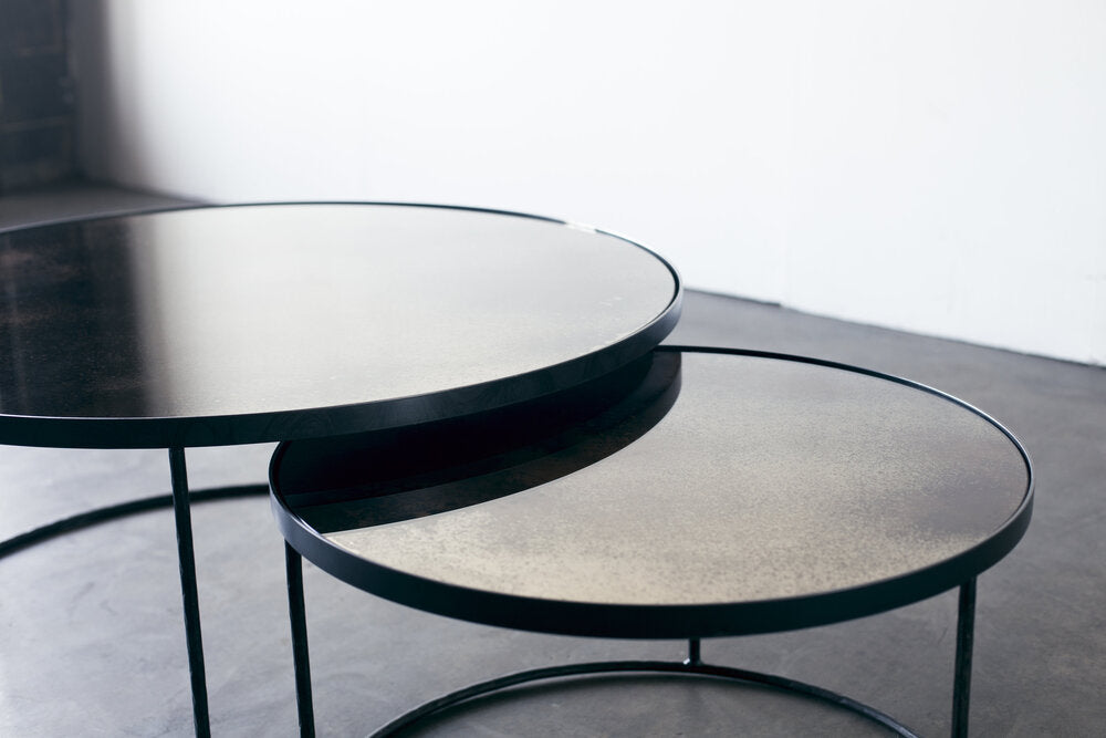 Ethnicraft - Set de 2 tables basses Clear Nesting