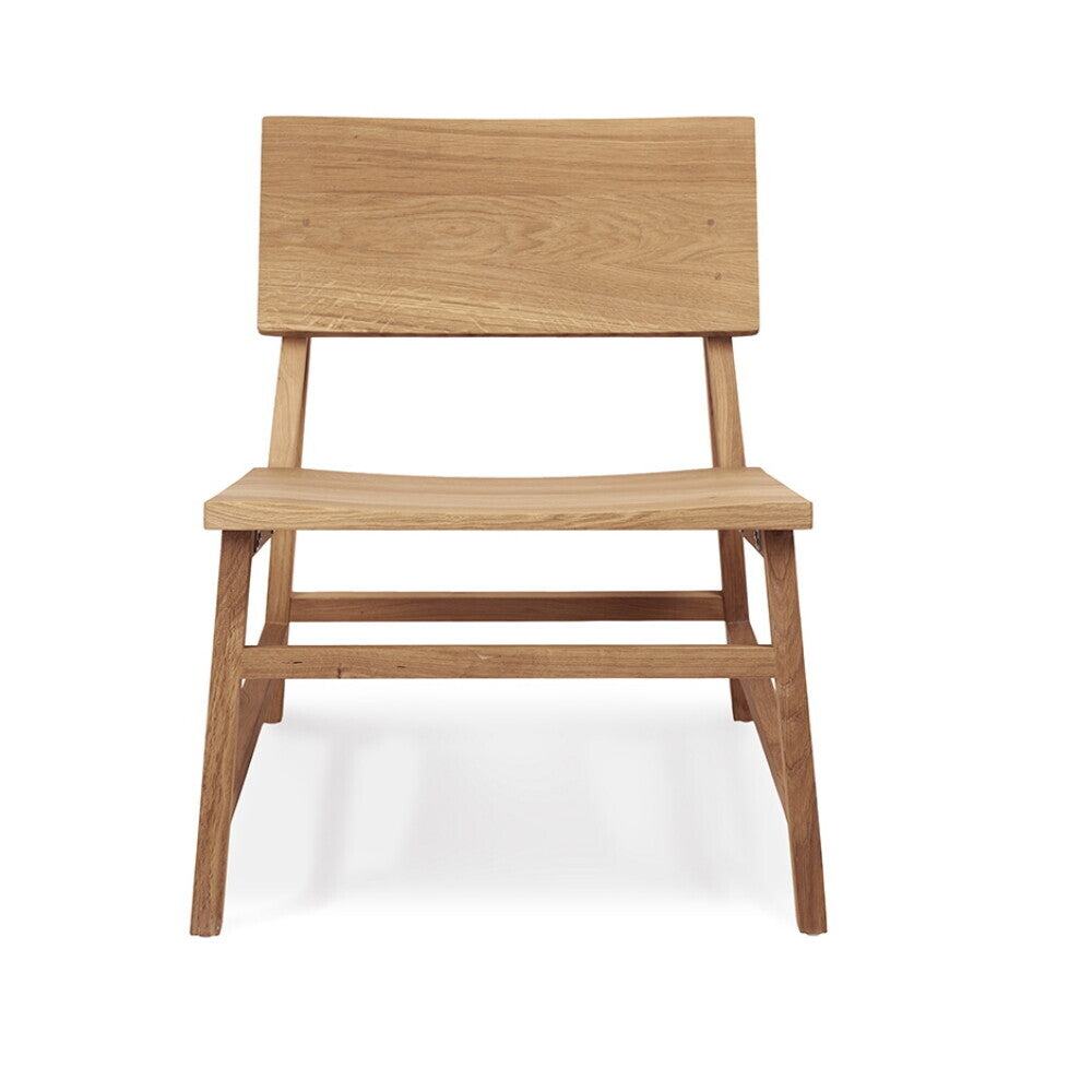 Ethnicraft - Fauteuil lounge N2 - Chêne massif